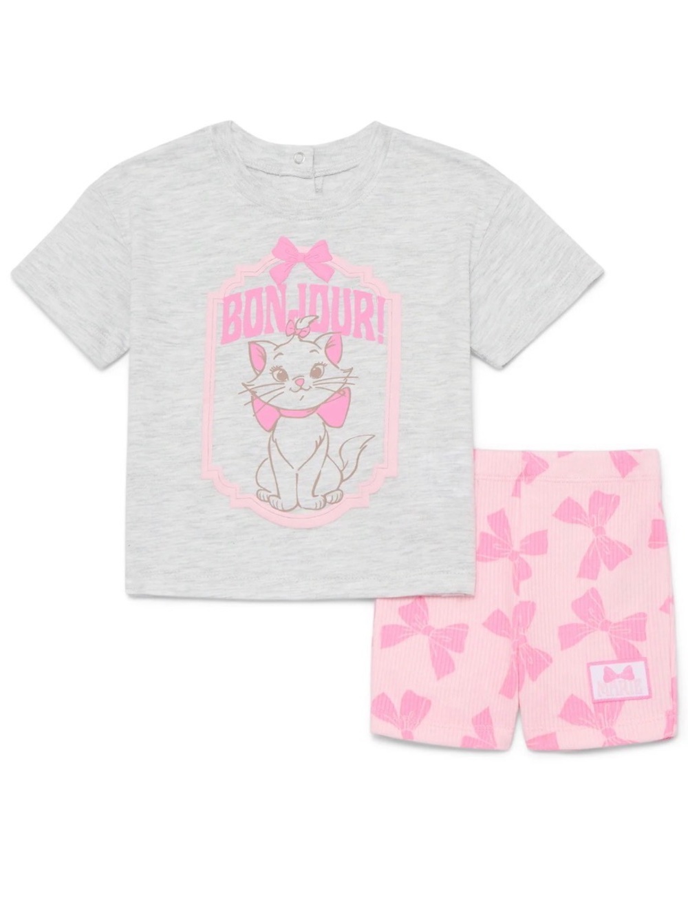 Disney Classics Marie Tee and Shorts Set for Baby Girls